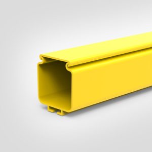 GigaDuct Straight Duct, Solid, Horizontal, 100mm x 1.8m, with Cover