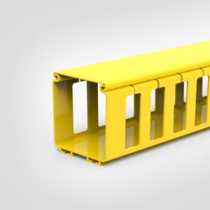 GigaDuct Straight Duct, Slotted, Horizontal, 100mmx 1.8m - 50mm Slots, with Cover