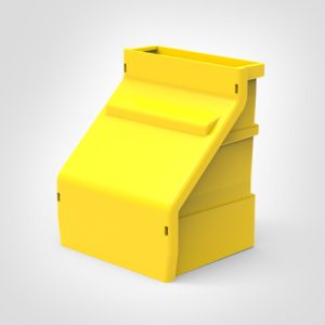 GigaDuct Outlet Adaptor, 100mm - for 2x32mm Conduit