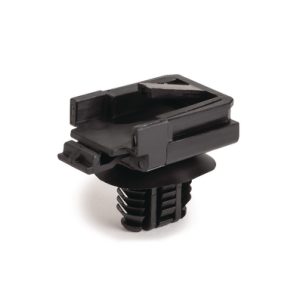 Connector clip, black, 2000pcs.