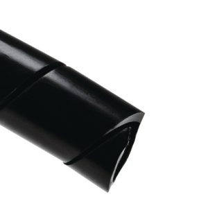 Spiral wrap, nom?6.35mm, ?4.75-50.8mm, -60 ?C to +88 ?C, black, 30.48m