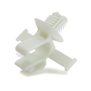 Bundling clip for hole (oval), L=44.0mm, natural, 3000pcs.