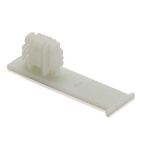 Bundling clip for hole (oval), L=38.7mm, natural, 8000pcs.