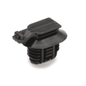 Connector clip for hole (oval), EWCAP-005-11, black, 5000pcs.