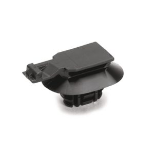 Connector clip for hole (oval), EWCAP-005-11, black, 1000pcs.