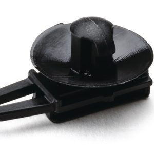 Connector clip for hole (round), EWCAP-005-7, black, 5000pcs.