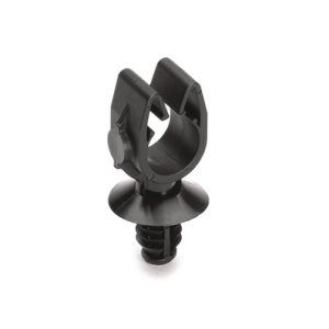 Cable clip for hole (round), T=0.6 - 5.5mm, ⌀6.1 - 6.9 mm/6.35 mm (hexagonal), Dmin=9.5mm, Dmax=11.5mm, nom⌀=10.0 mm