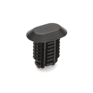 Blind plug, ⌀6.2 x 12.2 mm/6.5 x 12.5 mm, T=0.6 - 8.0mm, black, 3000pcs.