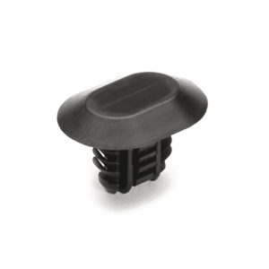Blind plug, ?6.2 x 12.2 mm/6.5 x 12.5 mm, T=0.6 - 6.0mm, black, 7000pcs.