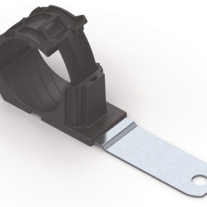 P-clamp long, Dmin=36.0mm, Dmax=51.0mm, ?12.95 mm, 180?, black, 140pcs.