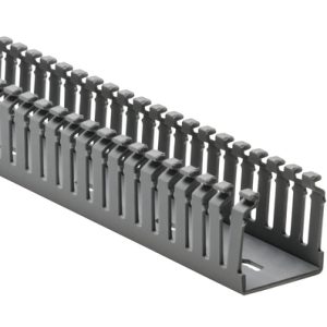 Wiring duct, 38.1x39.9mm, L=1.83m, grey, 36.58m