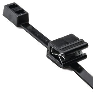 Fixing tie for edge, ?2.0-19.0mm, black, 500pcs.