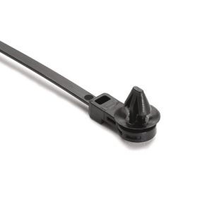 Fixing tie for hole (round), ⌀2.0-50.0mm, black, 3000pcs.
