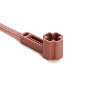 Fixing tie for stud, outside serrated, ⌀2.0-50.0mm, brown, 2000pcs.