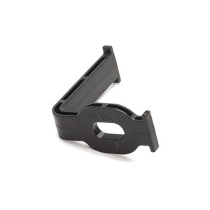 Bundling clip for hole (round), L=40.8mm, black, 4000pcs.