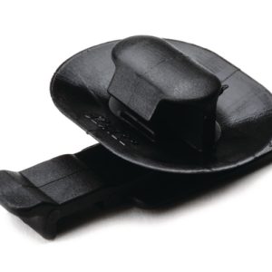 Connector clip for hole (oval), EWCAP-005-11, black, 10000pcs.