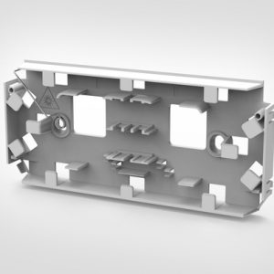 ICB unloaded with Max Capacity of 2 SC SX or LC DX Adaptors