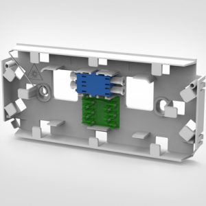 ICB with 3A Splice Bridge and 1 LC DX PC Adaptor