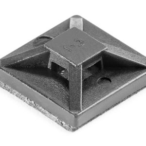 Cable tie mount for magnetic use, Wmax=2.7mm, black, 50pcs.