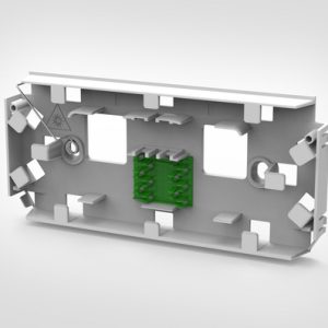 ICB with 3A Splice Bridge only with Max Capacity of 1 SC SX or LC DX Adaptor