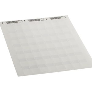 Cable label, self laminating, white, laser print, 20.3mm, H2=36.50mm, 5000pcs.