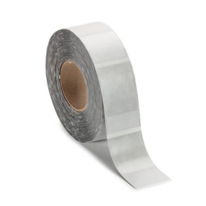 Cable label, self laminating, weather resistant/chemical resistance, white, thermal transfer print, 25.4x50.8mm, H2=95.25mm, 1000pcs.