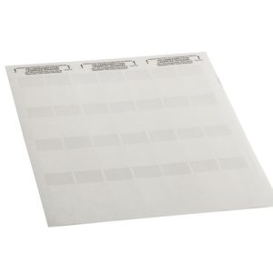 Cable label, self laminating, white, laser print, 25.4mm, H2=57.15mm, 1000pcs.
