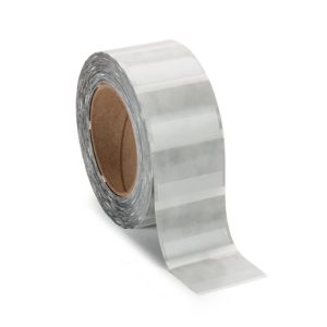 Cable label, self laminating, weather resistant/chemical resistance, white, thermal transfer print, 12.7x50.8mm, H2=36.32mm, 1000pcs.