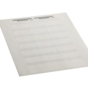Cable label, self laminating, white, laser print, 50.8mm, H2=33.78mm, 1000pcs.