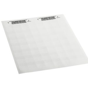 Label, white, laser print, 25.4mm, H2=33.70mm, 2500pcs.