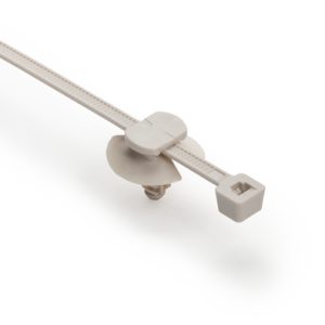 Fixing tie for hole (round), ⌀1.5-35.0mm, beige, 2000pcs.