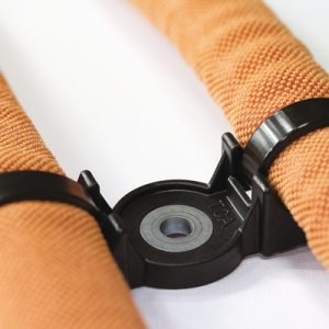 Fixing tie for screw fixation, not serrated, ?8.0-86.0mm, black, 500pcs.