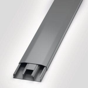 Wiring duct of wiring duct raceway system in self-extinguishing rigid PVC