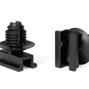 Connector clip, black, 2500pcs.