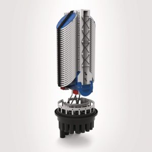 UFC IR C length double stack closure with 60 SE-IR trays with ANT/Crimp splice bridges