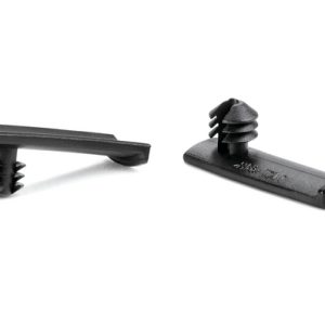 Bundling clip for hole (round), L=15.7mm, black, 2000pcs.