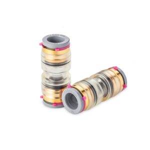 Transparent permanent connectors.