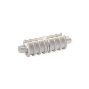 Divisible indoor connectors with gas-stop.