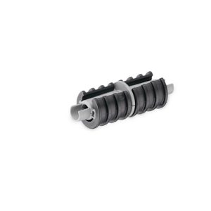 Divisible connectors with gas-stop.