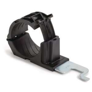 P-clamp short, Dmin=36.0mm, Dmax=51.0mm, 180⌀, black, 140pcs.