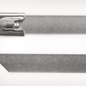 Stainless steel cable tie, 1000x12.0mm, silver, 25pcs.