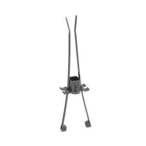 Fixing tie for stud, inside serrated, ?2.0-35.0mm, black, 500pcs.