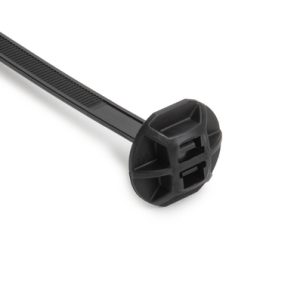 Cable tie inside/outside serrated for direct fixation, 390.9x7.4mm, ?6.0-105.0mm, black, 2000pcs.
