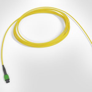 MTP Trunk Cable - Elite MTP(F)-MTP(F) - 12F Singlemode OS2 - Polarity B - 3.0mm B2ca Yellow LSZH - 22mtr