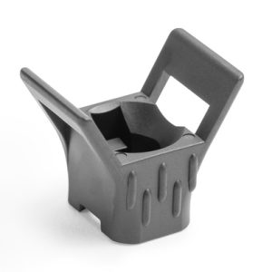 Cable tie mount for screw fixation, Wmax=9.0mm, ?5.1 mm, black, 100pcs.