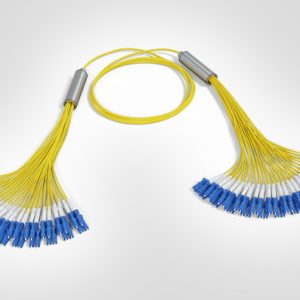 LC Fanout Cable - 24x LC Dpx - 24x LC Dpx - 48F Singlemode OS2 - Polarity A - B2ca Yellow LSZH - 26mtr