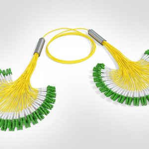 LC Fanout Cable - 48x LC/APC Dpx - 48x LC/APC Dpx - 96F Singlemode OS2 - Polarity A - B2ca Yellow LSZH - 26mtr