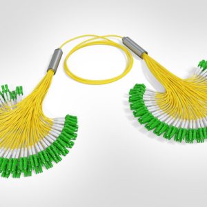 LC Fanout Cable - 72x LC/APC Dpx - 72x LC/APC Dpx - 144F Singlemode OS2 - Polarity A - B2ca Yellow LSZH - 12mtr