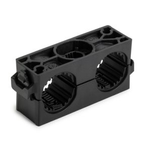 Cable clip for hole (round)/for stud, ⌀M8, Dmin=24.5mm, Dmax=25.5mm