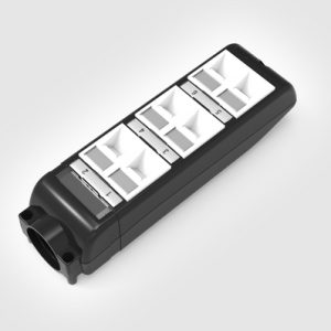 6 Port LJ6C POD Box: for use with 25mm OD Conduit
